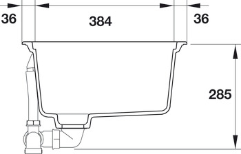 Chậu đá Hafele HS20-GEN1S80