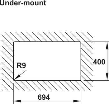 Chậu đá Hafele HS20-GEN1S80