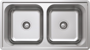 Chậu Inox Hafele HS20-SSN2R90M