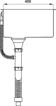 Chậu Inox Hafele HS21-SSN1S60
