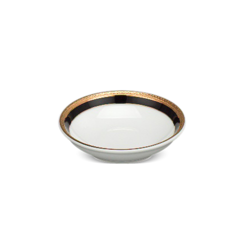 Chén chấm sứ Minh Long 9 cm - Jasmine - Hoa Hồng Đen khắc nổi