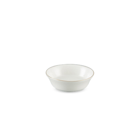 Chén chấm sứ Minh Long 9 cm - Tulip Ngà - Chỉ Vàng