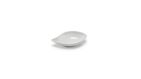 Chén chấm sứ Minh Long hình Chiếc Lá 9 cm - Misc Assortment - Trắng