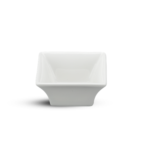 Chén chấm vuông sứ Minh Long 7 cm - Vuông Lys - Trắng Ngà