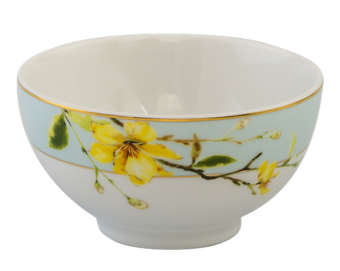 Chén cơm sứ Minh Long 11.5cm - Camellia - Hoa Mai