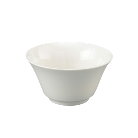 Chén cơm loe sứ Minh Long 11.5 cm - Tulip Ngà - Trắng Ngà