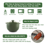 Combo 6 nồi dưỡng sinh sứ Minh Long Healthycook (0.35/0.4/2 0.55/ 2 0.85)