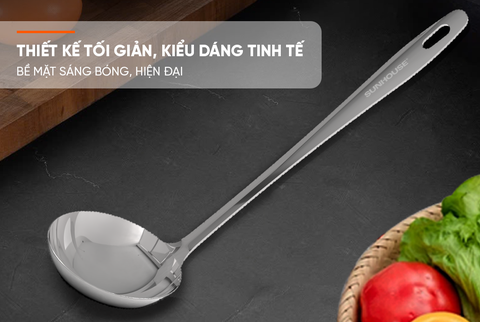 Muôi vá múc canh 290 inox Sunhouse  KS-LA290I