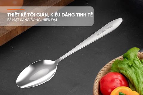 Thìa muỗng ăn lớn 210 inox Sunhouse KS-PO210I
