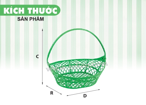 Giỏ Quà nhựa Tý Liên No.0603