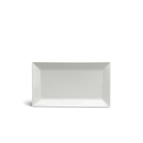 Dĩa chữ nhật lá sứ Minh Long 22 x 13 cm - Misc Assortment Lys - Trắng Ngà