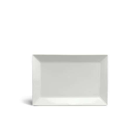 Dĩa chữ nhật lá sứ Minh Long 25 x 17 cm - Misc Assortment Lys - Trắng Ngà