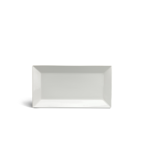 Dĩa chữ nhật lá sứ Minh Long 33 x 18 cm - Misc Assortment Lys - Trắng Ngà