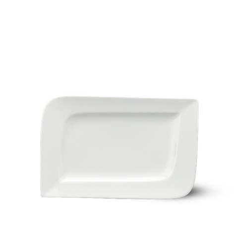 Dĩa chữ nhật sứ Minh Long 27 x 18 cm - Harmony Lys - Trắng Ngà