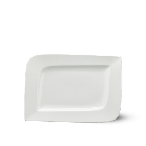 Dĩa chữ nhật sứ Minh Long 33 x 23 cm - Harmony Lys - Trắng Ngà