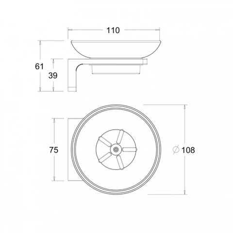 Đĩa đựng xà phòng American Standard K-1382