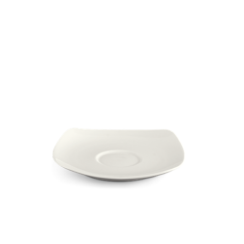 Dĩa lót vuông sứ Minh Long 15 cm - Gourmet Lys - Trắng Ngà