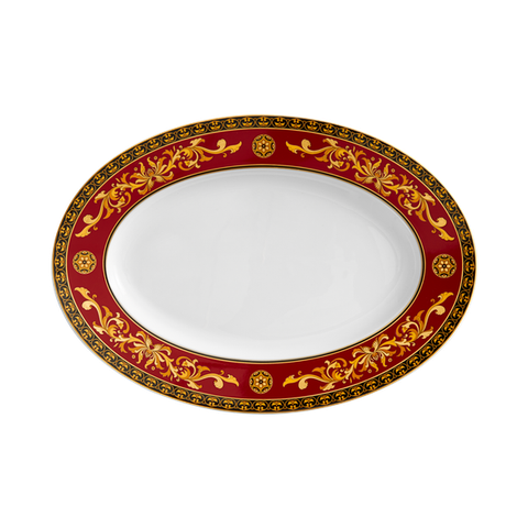 Dĩa oval sứ Minh Long 37 cm - Hoàng Cung - Quốc Sắc