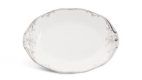 Dĩa oval sứ Minh Long 32 cm - Đài Các - Trang trí Bạch Kim