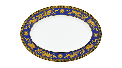 Dĩa oval sứ Minh Long 37 cm - Hoàng Cung - Cẩm Tú