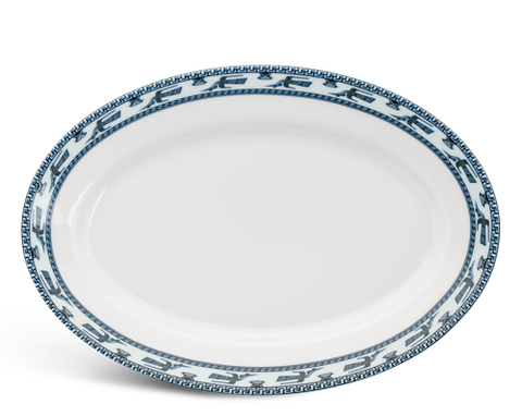 Dĩa oval sứ Minh Long - Jasmine - Chim Lạc