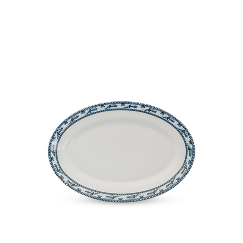 Dĩa oval sứ Minh Long - Jasmine - Chim Lạc