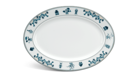 Dĩa oval sứ Minh Long - Jasmine - Tứ Quý