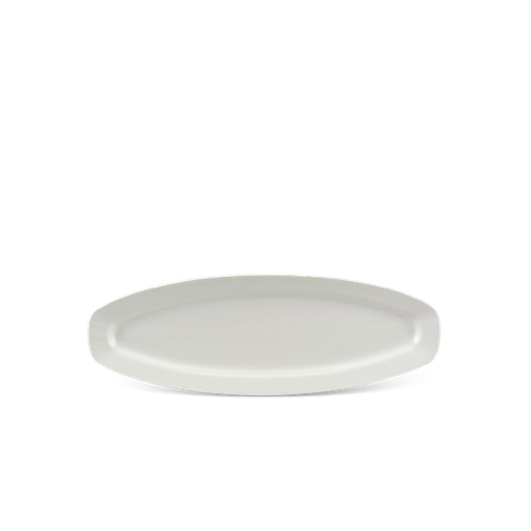 Dĩa oval sứ Minh Long 28 cm - Misc Assortment Lys - Trắng Ngà