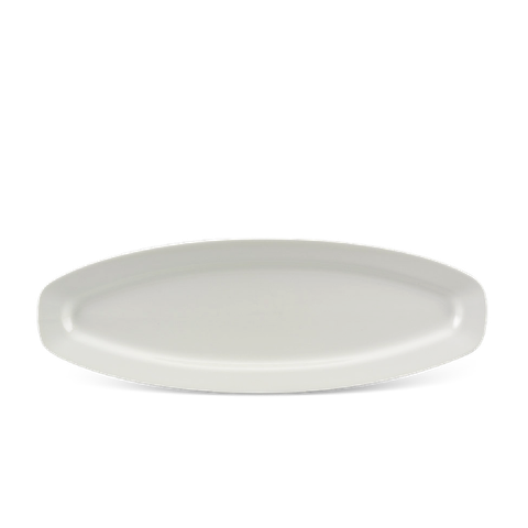 Dĩa oval sứ Minh Long 48 cm - Misc Assortment Lys - Trắng Ngà