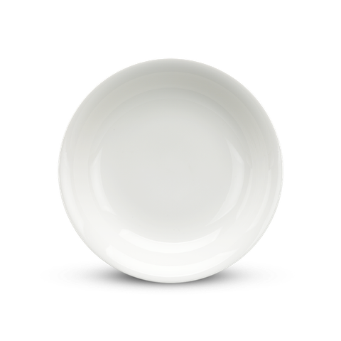 Dĩa sâu lòng sứ Minh Long 23 cm - Daisy Lys - Trắng Ngà