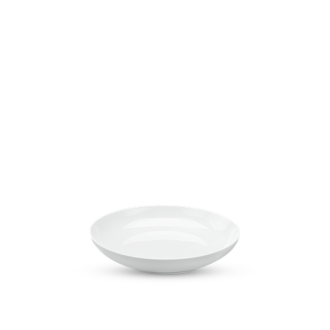 Dĩa sứ Minh Long sâu lòng - Camellia - Trắng