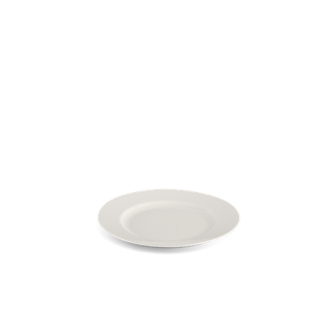 Dĩa tròn sứ Minh Long 15 cm - Jasmine Lys - Trắng Ngà