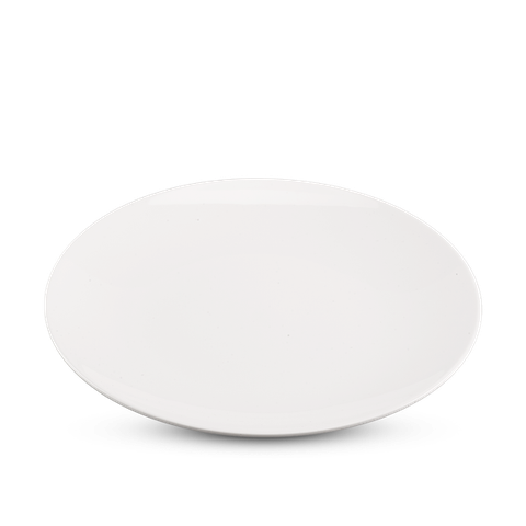 Dĩa tròn ảo sứ Minh Long 16 cm - Daisy Lys - Trắng Ngà