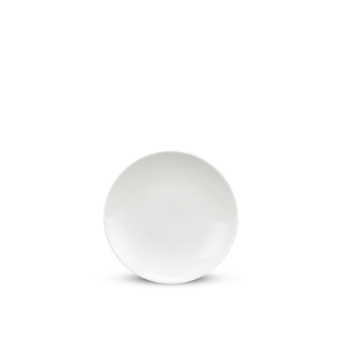 Dĩa tròn ảo sứ Minh Long 22 cm - Daisy Lys - Trắng Ngà