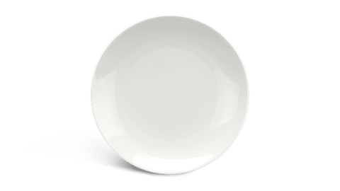 Dĩa tròn ảo sứ Minh Long 28 cm - Daisy - Trắng Ngà