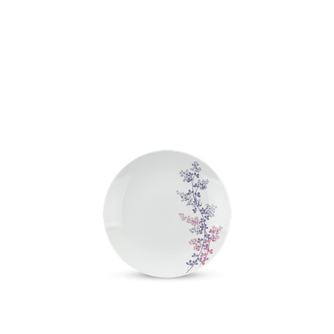 Dĩa tròn ảo sứ Minh Long - Daisy - Cỏ Tím
