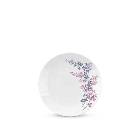 Dĩa tròn ảo sứ Minh Long - Daisy - Cỏ Tím