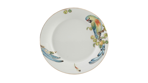 Dĩa tròn sứ Minh Long 20 cm - Tulip Ngà - Hoàng Yến