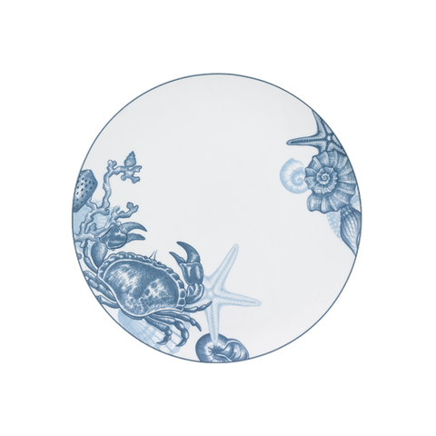 Dĩa tròn sứ Minh Long 27 cm (KL) - Timeless - Đại Dương Sương Mờ