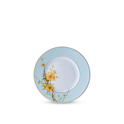 Dĩa tròn sứ Minh Long - Camellia - Hoa Mai