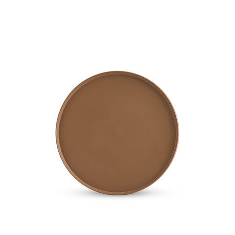 Dĩa tròn sứ Minh Long cạnh đứng 32 cm - Timeless - Màu Nâu