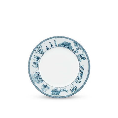 Dĩa tròn sứ Minh Long - Jasmine - Thôn Dã