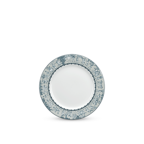 Dĩa tròn sứ Minh Long - Jasmine - Vinh Quy Nhạt