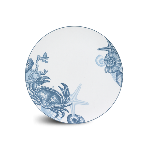 Dĩa tròn sứ Minh Long (KL) - Timeless - Đại Dương Sương Mờ