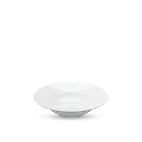 Dĩa vành sâu sứ Minh Long - Jasmine - Trắng