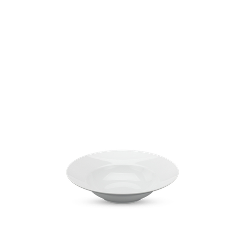 Dĩa vành sâu sứ Minh Long - Jasmine - Trắng