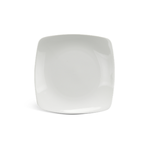 Dĩa vuông ảo sứ Minh Long 21 cm - Misc Assortment Lys - Trắng Ngà