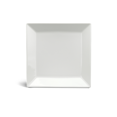 Dĩa vuông lá sứ Minh Long 18 cm - Misc Assortment Lys - Trắng Ngà