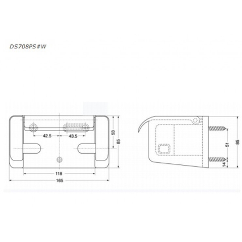 Hộp Giấy Vệ Sinh TOTO DS708PS#W