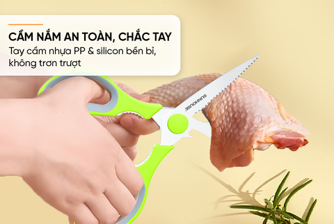 Kéo cắt gà 210 thép không gỉ Sunhouse KS-SC210